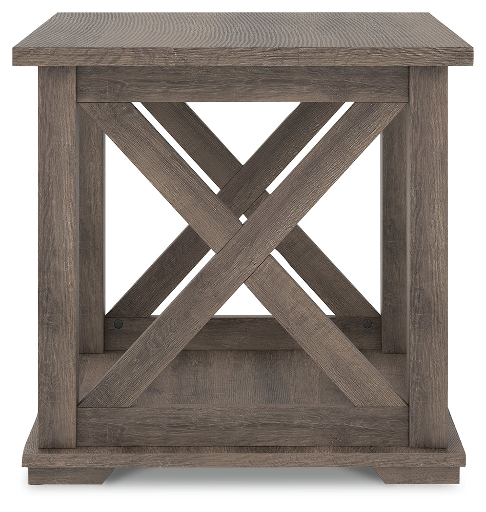 Arlenbry Lift-top Coffee Table and 2 Chairside End Tables