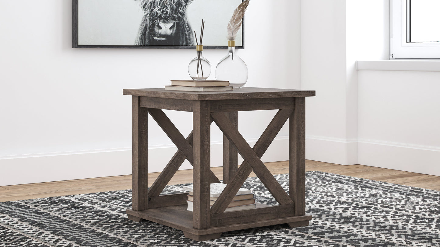 Arlenbry Lift-top Coffee Table and 2 Chairside End Tables