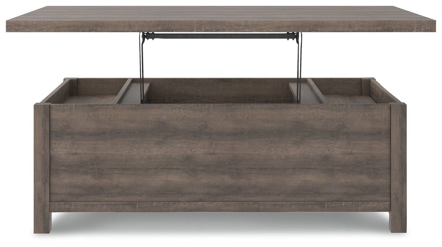 Arlenbry Lift-top Coffee Table and 2 Chairside End Tables