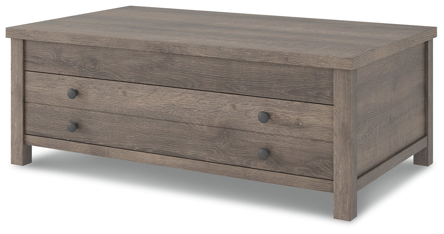 Arlenbry Lift-top Coffee Table and 2 Chairside End Tables