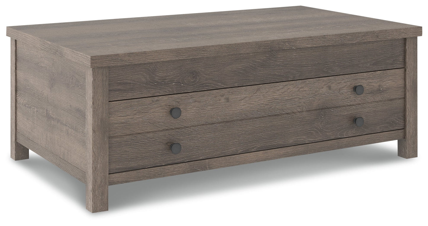 Arlenbry Lift-top Coffee Table and 2 Chairside End Tables
