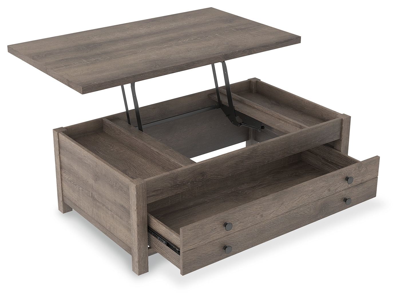 Arlenbry Lift-top Coffee Table and 2 Chairside End Tables