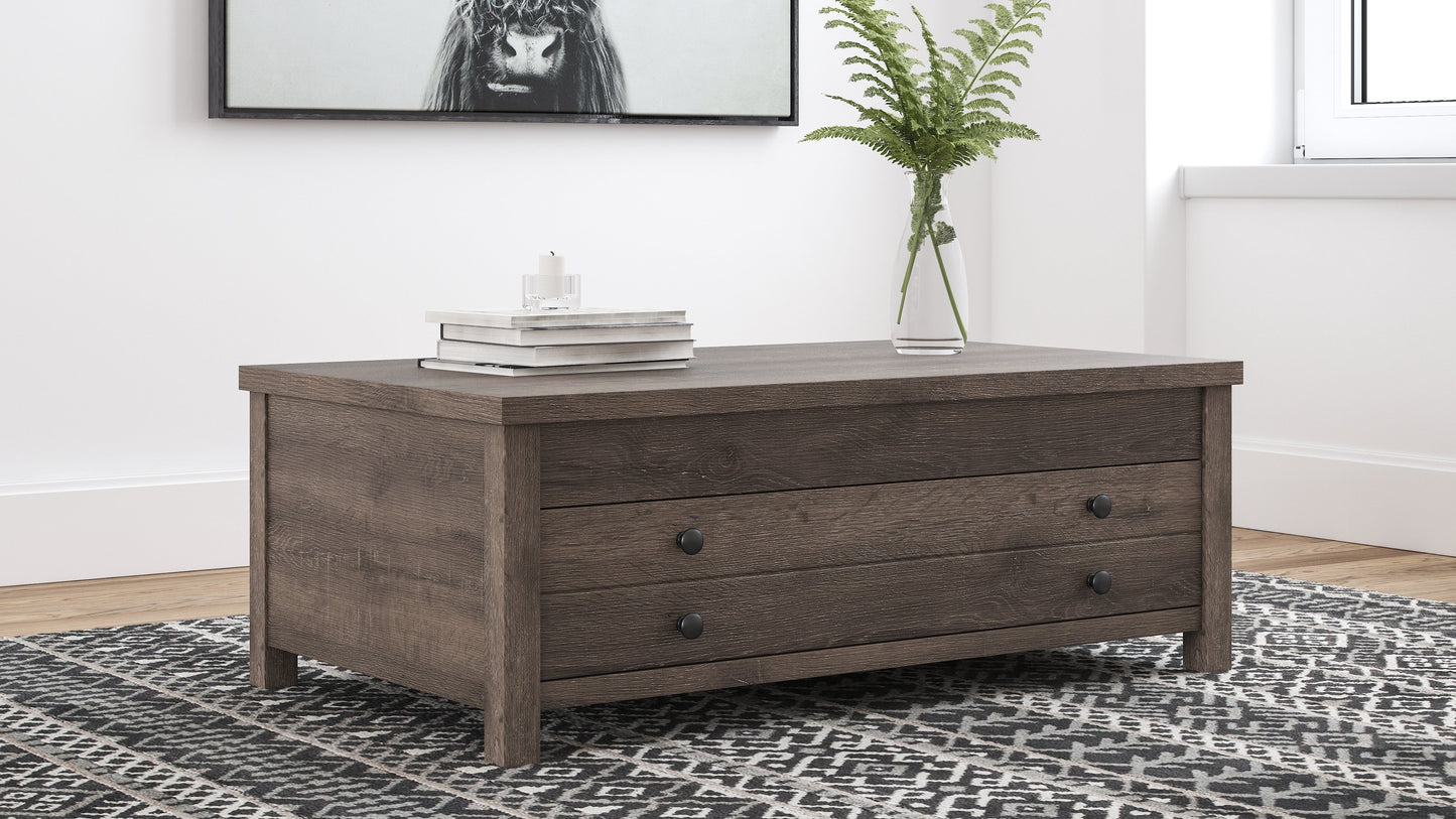 Arlenbry Lift-top Coffee Table and 2 Chairside End Tables