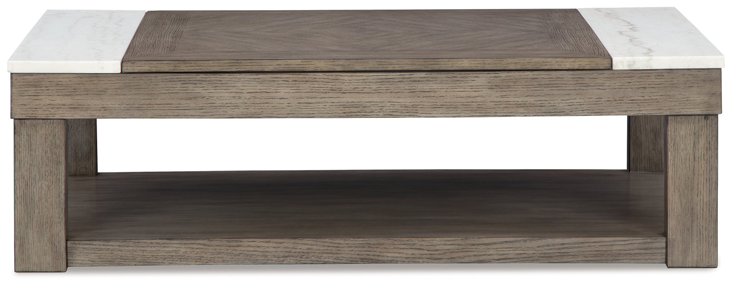 Loyaska Lift-top Coffee Table and 2 End Tables
