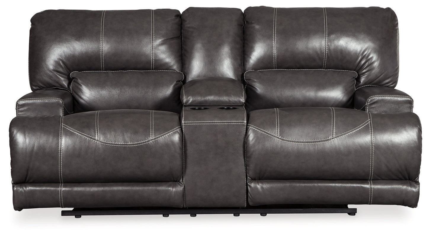 McCaskill Power Reclining Sofa and Loveseat