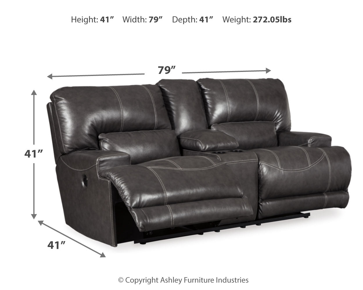 McCaskill Power Reclining Sofa and Loveseat