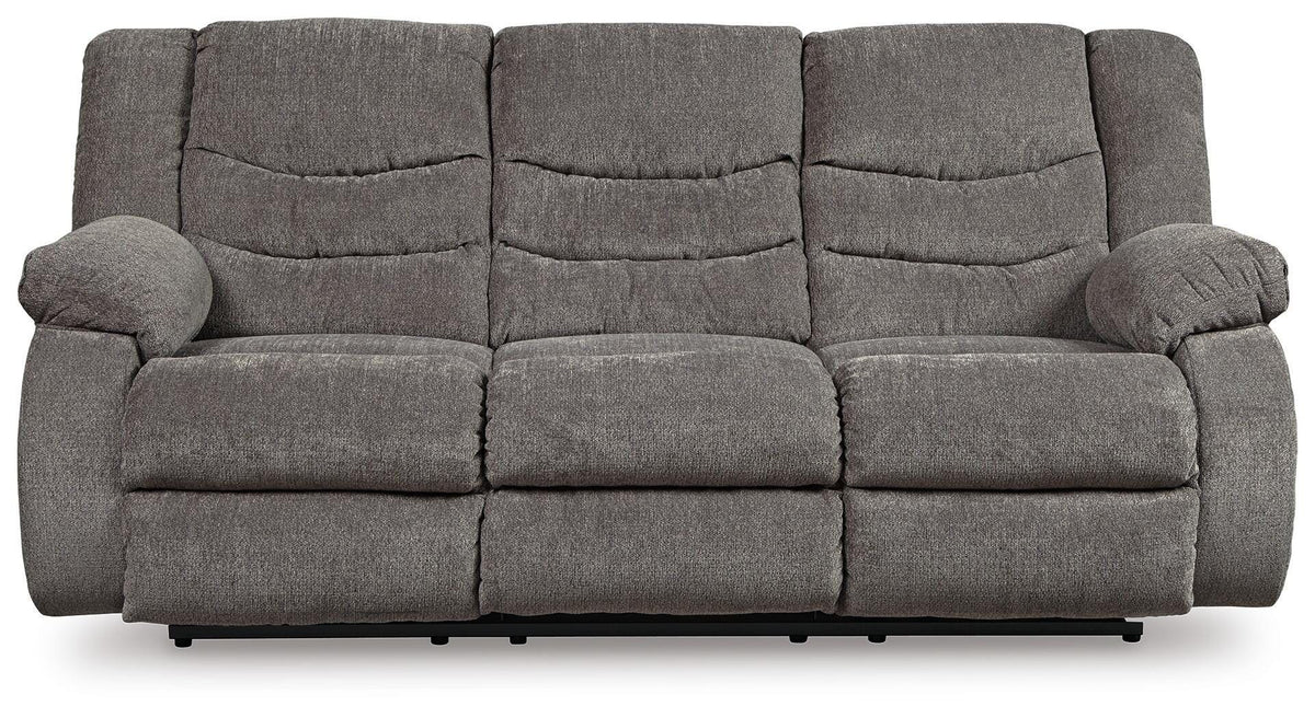 Tulen - Reclining Sofa - Gray - Fabric