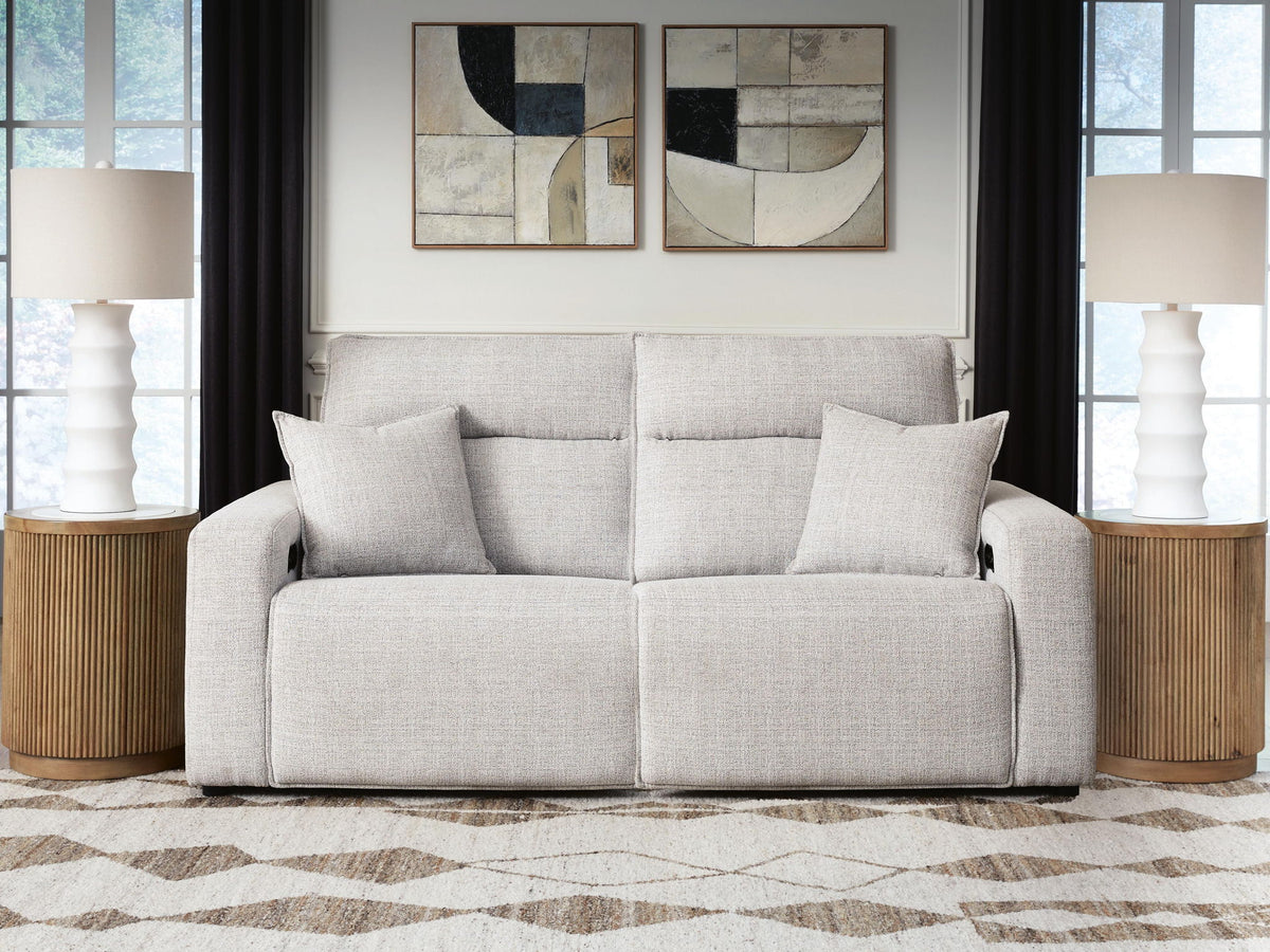 Modmax II - 2-Piece Power Reclining Loveseat - Stone - Next-Gen Nuvella