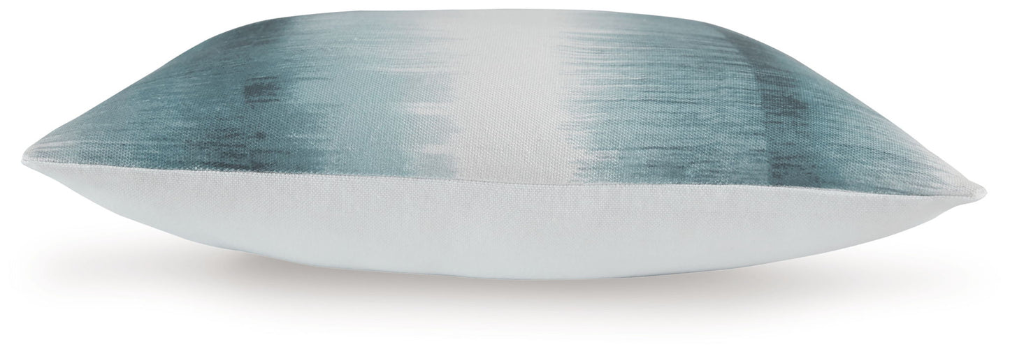 Elonwich - Pillow (Set of 4) - Teal / White