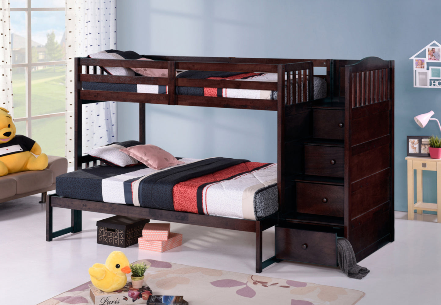 B-5910 Staircase Bunk Bed - mrfurnitureandmattress