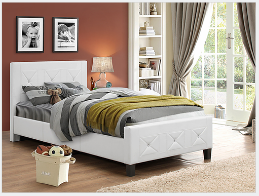 IF-178 platform bed with RHINESTONE JEWELS - mrfurnitureandmattress