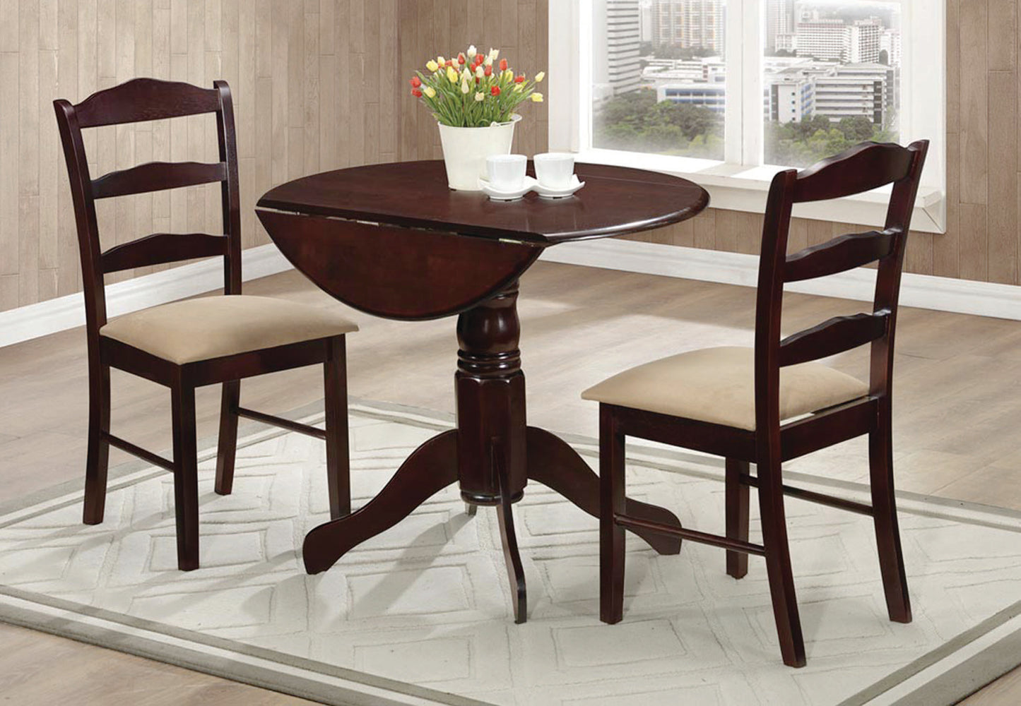 M1002 3 PC Dinette Set - mrfurnitureandmattress