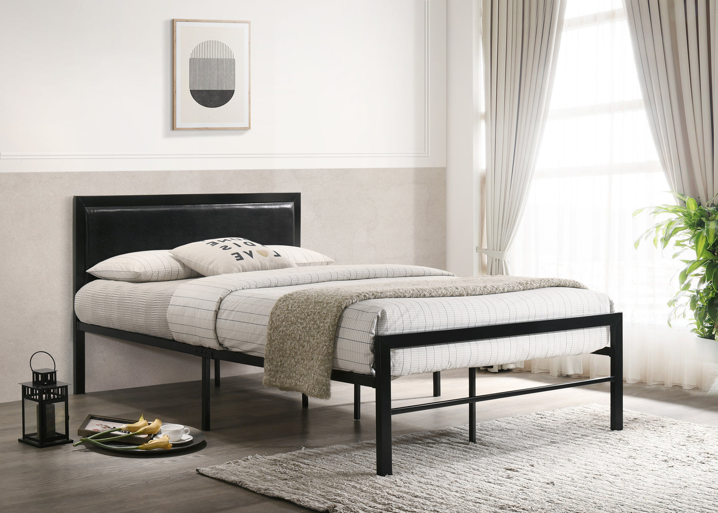 IF-142B padded fabric headboard - mrfurnitureandmattress