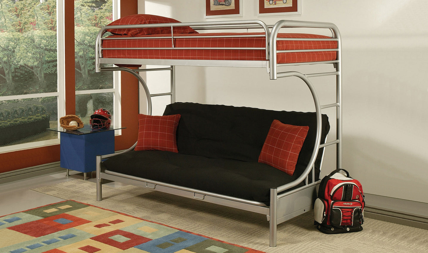 IF-230G Single Over Futon Bunk bed - mrfurnitureandmattress
