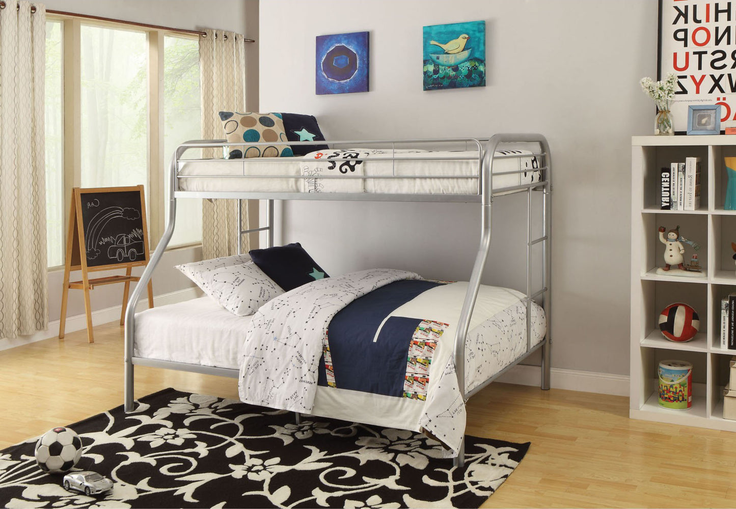 IF-501G Single Over Double Bunk bed - mrfurnitureandmattress