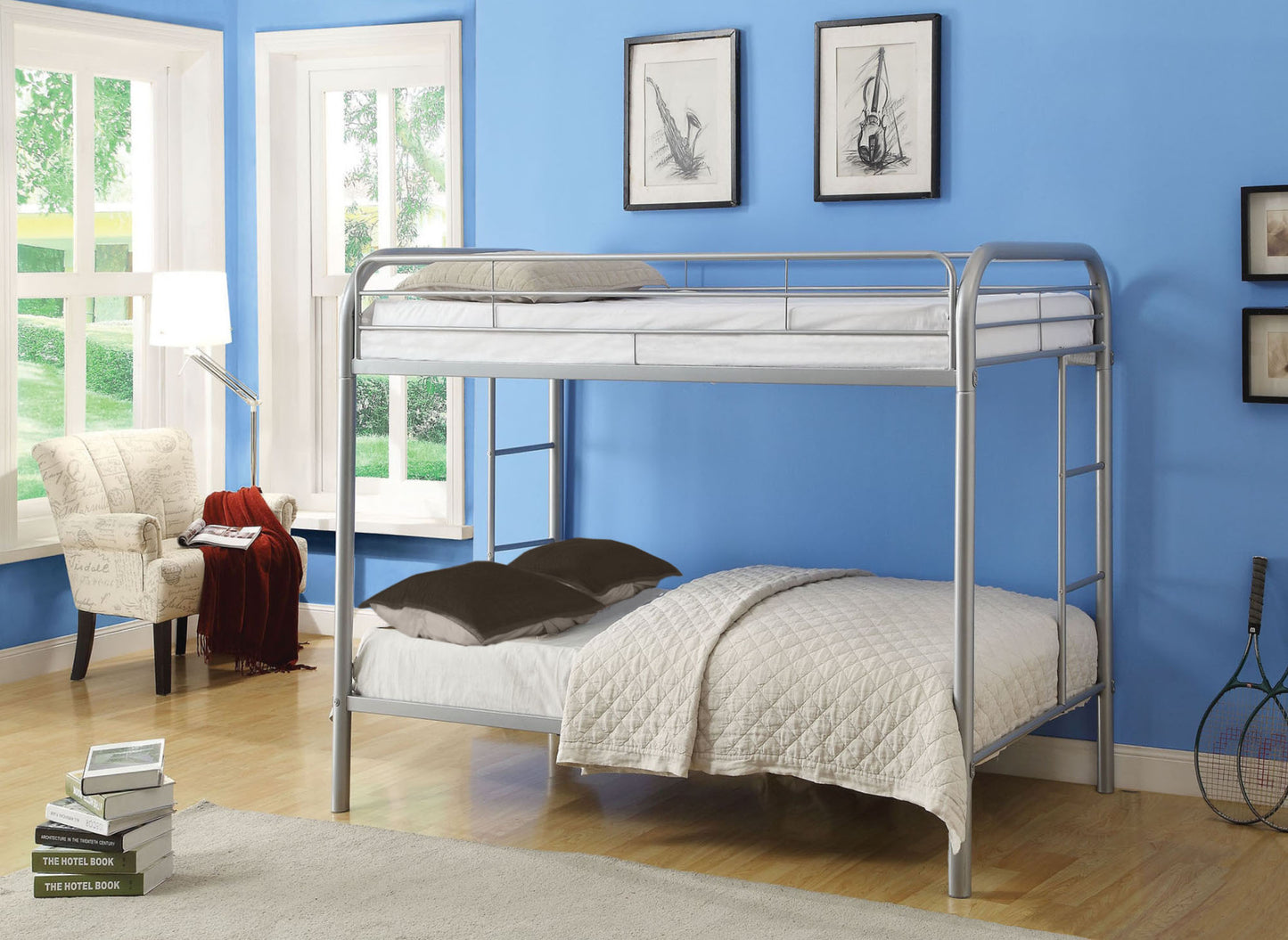 B502 G Double Over Double Bunk bed - mrfurnitureandmattress