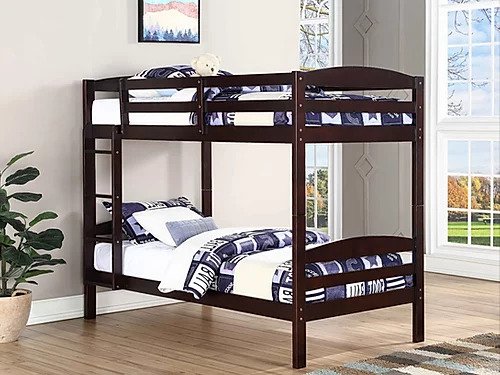 B124-E Single Over single Bunk bed - mrfurnitureandmattress