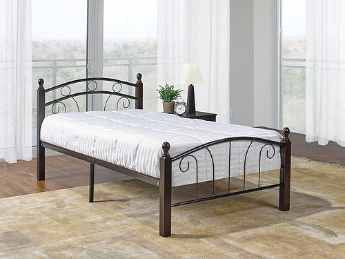 128 Metal Bed - mrfurnitureandmattress