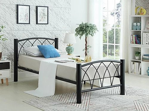 IF-182 Metal Bed - mrfurnitureandmattress