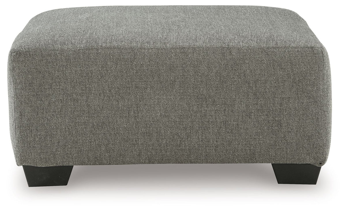 Clarington - 2 Pc. - 3-Piece Sectional And Oversized Ottoman - Greystone
