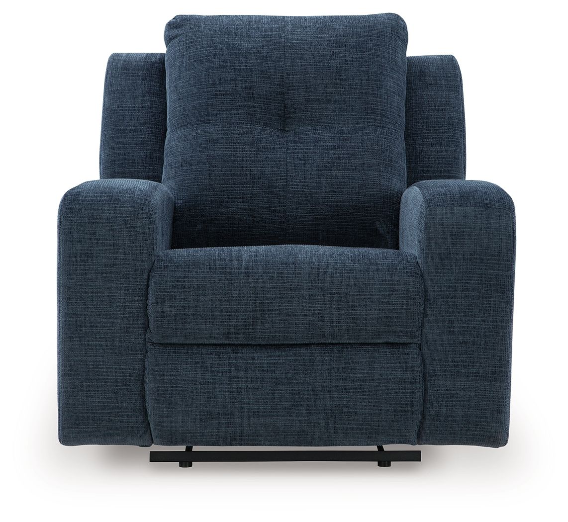 Danum - Zero Wall Recliner - Fabric - Ink