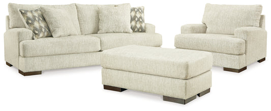 Caretti Sofa, Chair and Ottoman