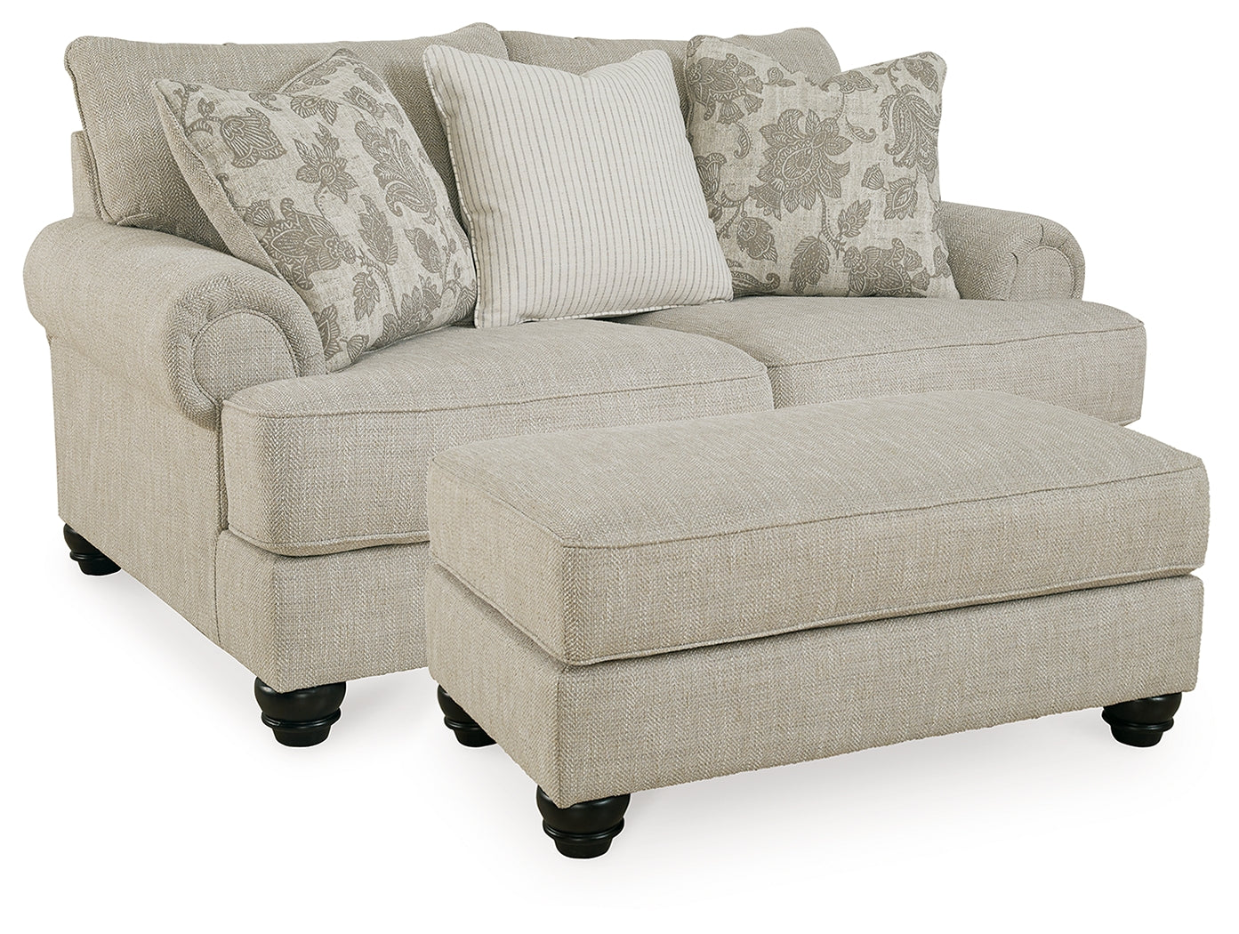Asanti Loveseat and Ottoman