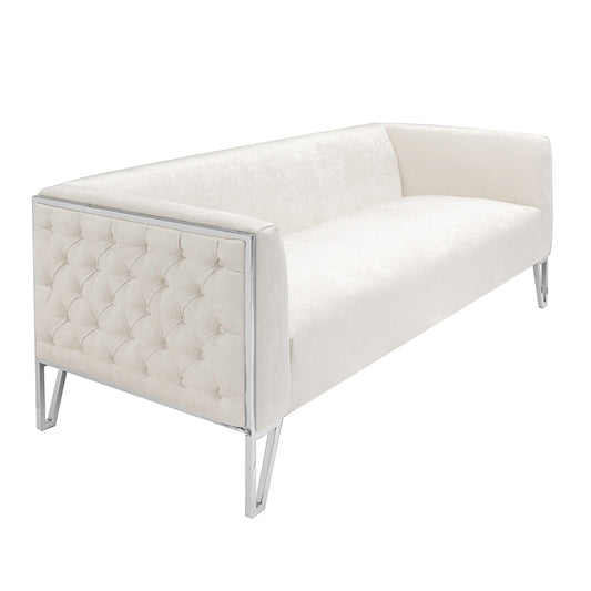 Vermont Ivory Fabric Sofa