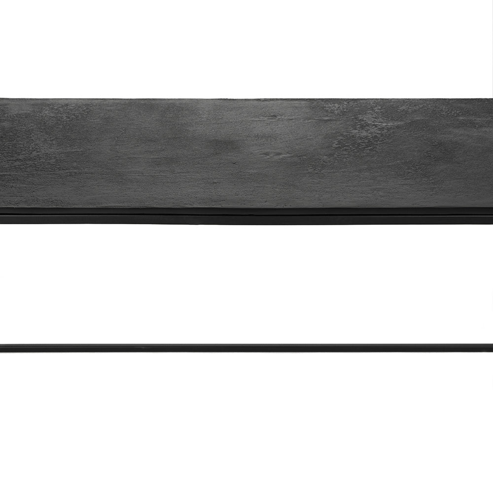 Black Aluminum Top Table