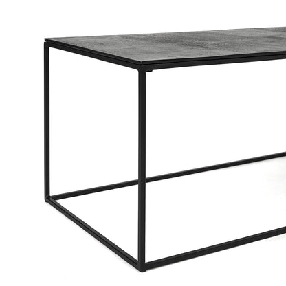 Black Aluminum Top Table