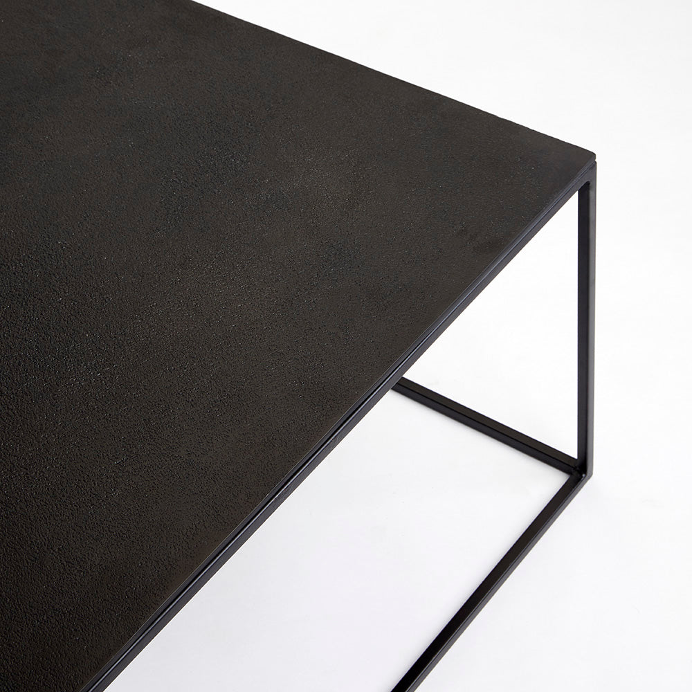 Iron Square Tables: Black