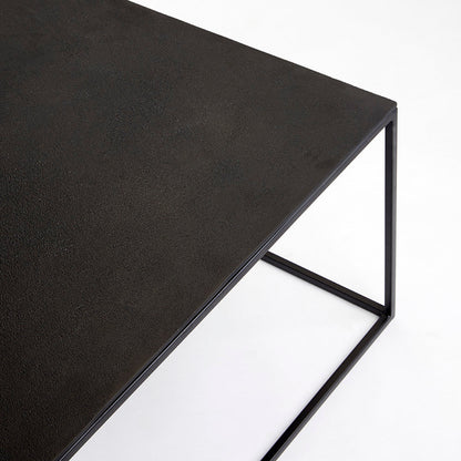 Iron Square Tables: Black