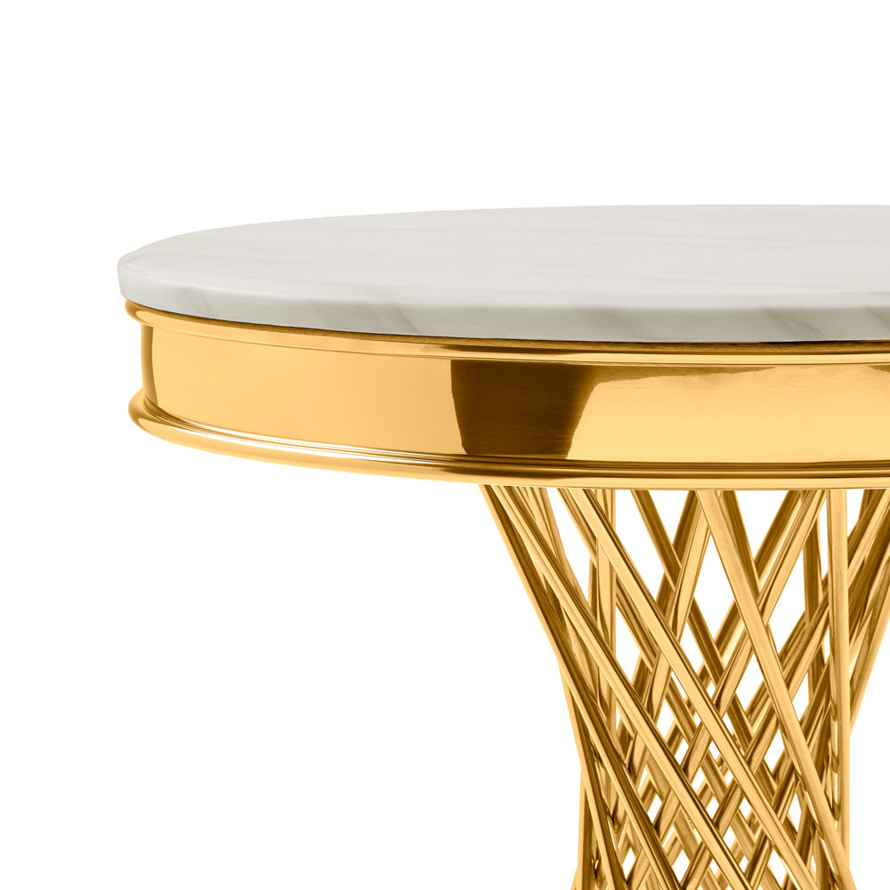 Bailey Gold End Table