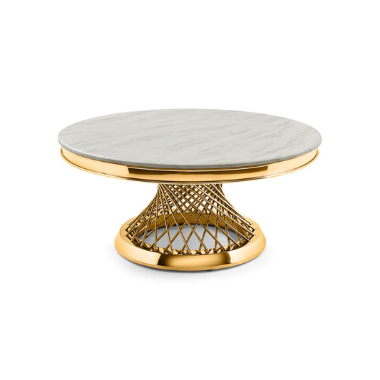 Bailey Coffee Table: Gold