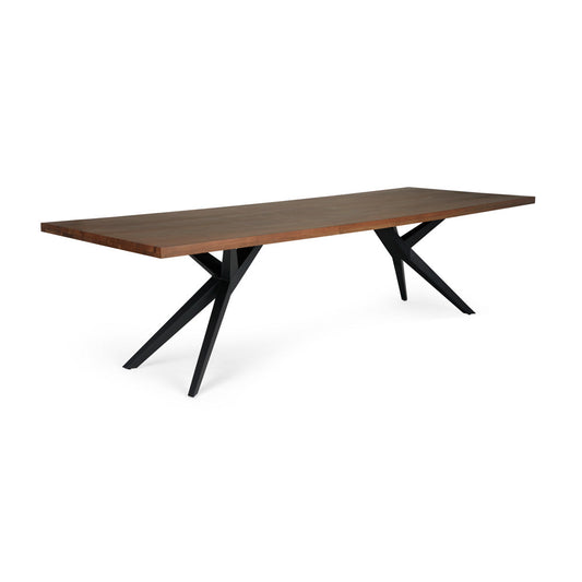 114" Straight Edge Dining Table - Airloft Legs