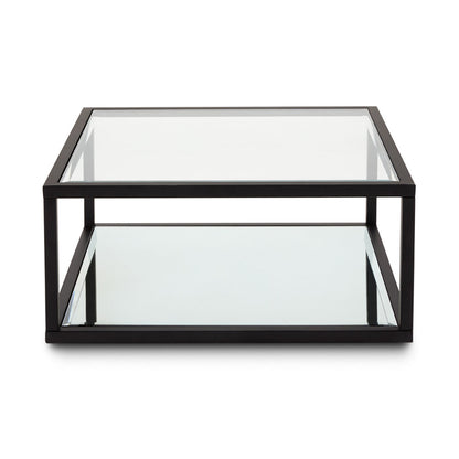 Caspian Square Coffee Table: Condo Size Black