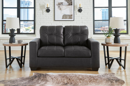 Barlin Mills Loveseat and Oversized Ottoman