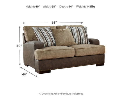 Alesbury Sofa, Loveseat, Oversized Chair and Ottoman