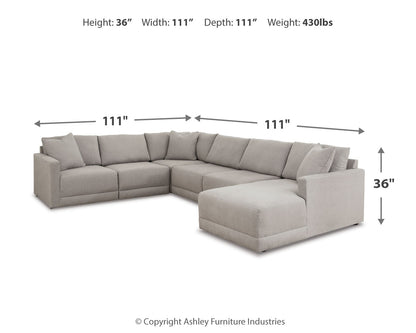 Katany 6-Piece Sectional with Chaise