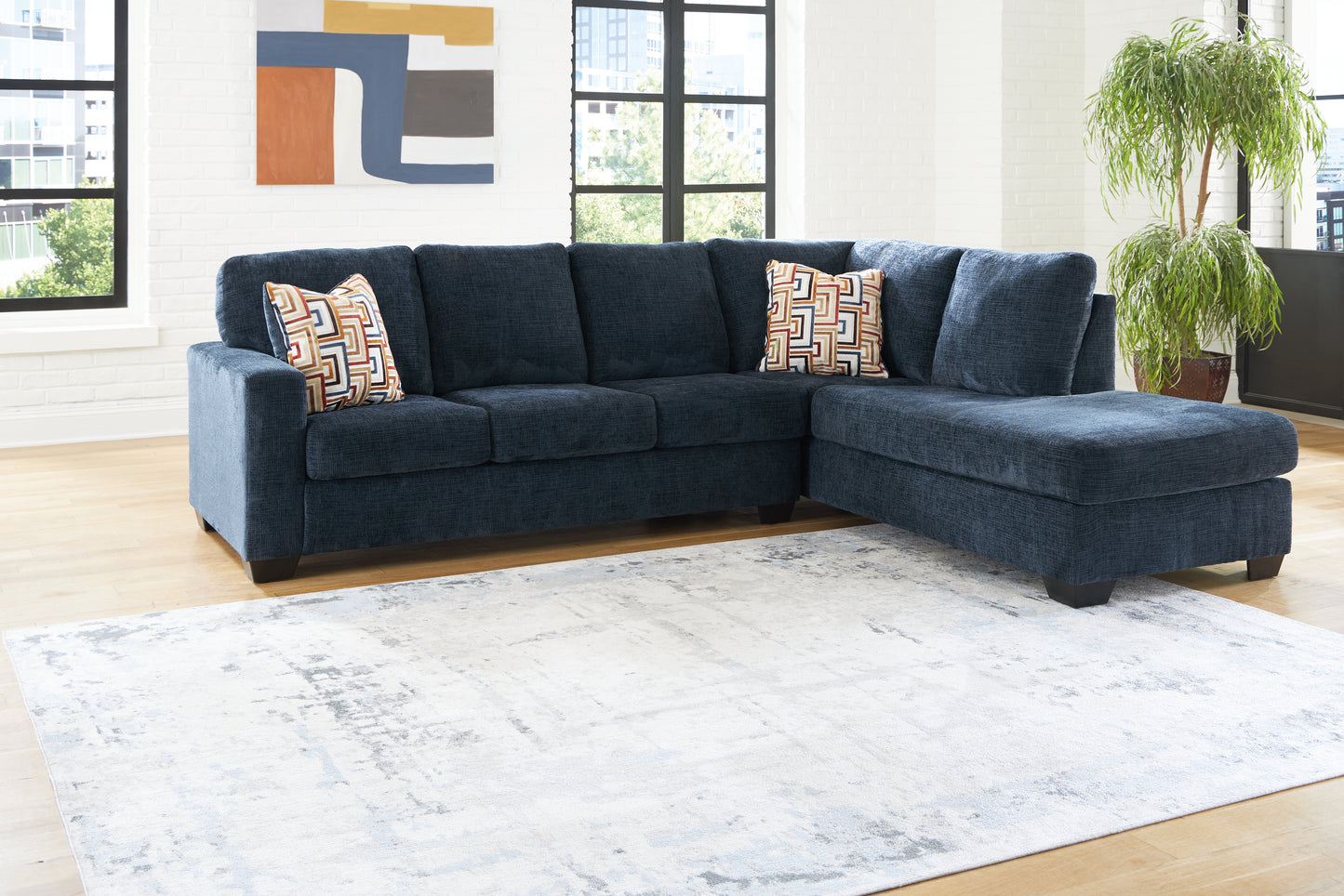 Aviemore 2-Piece Sectional, Occasional Table Set and Lamp