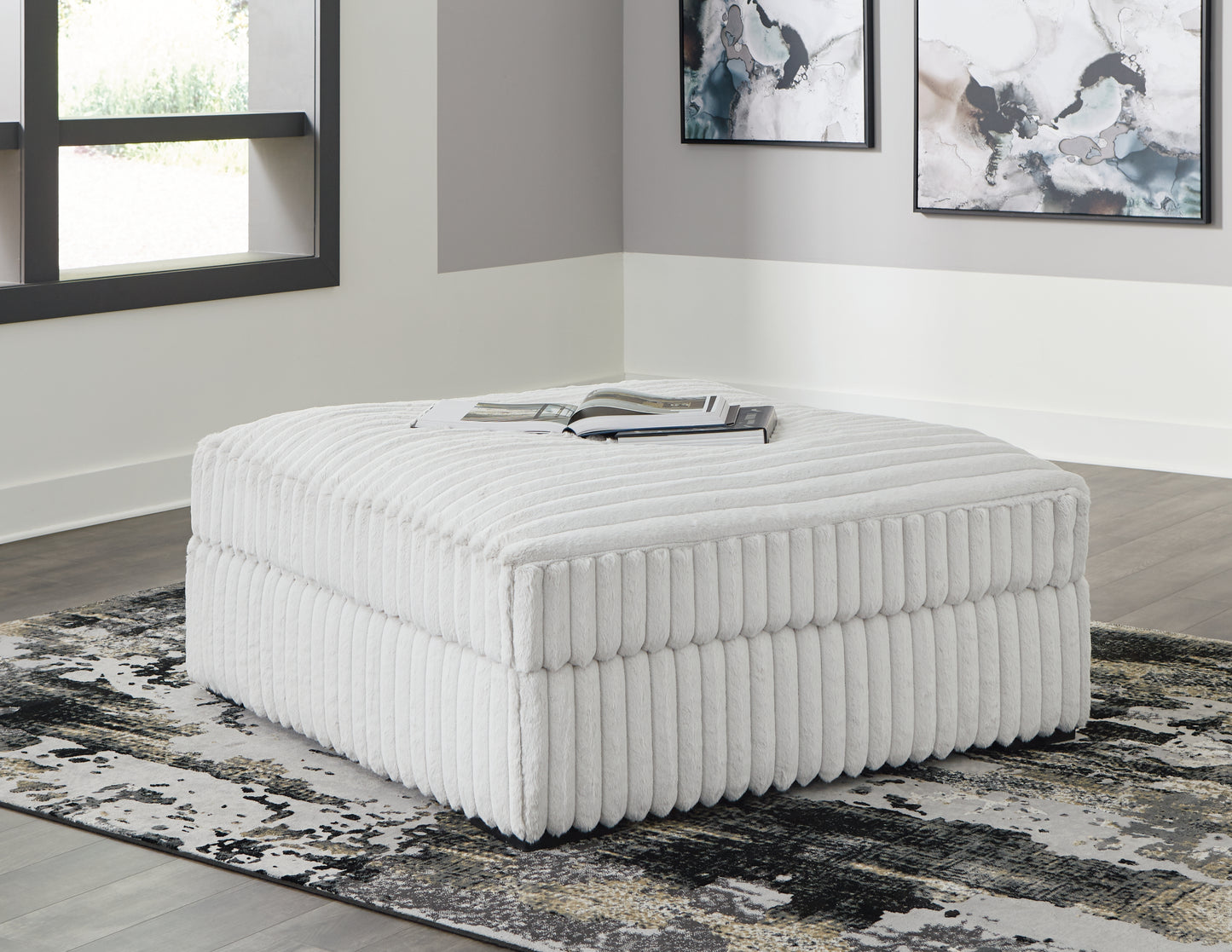 Stupendous 3-Piece Sectional and Ottoman