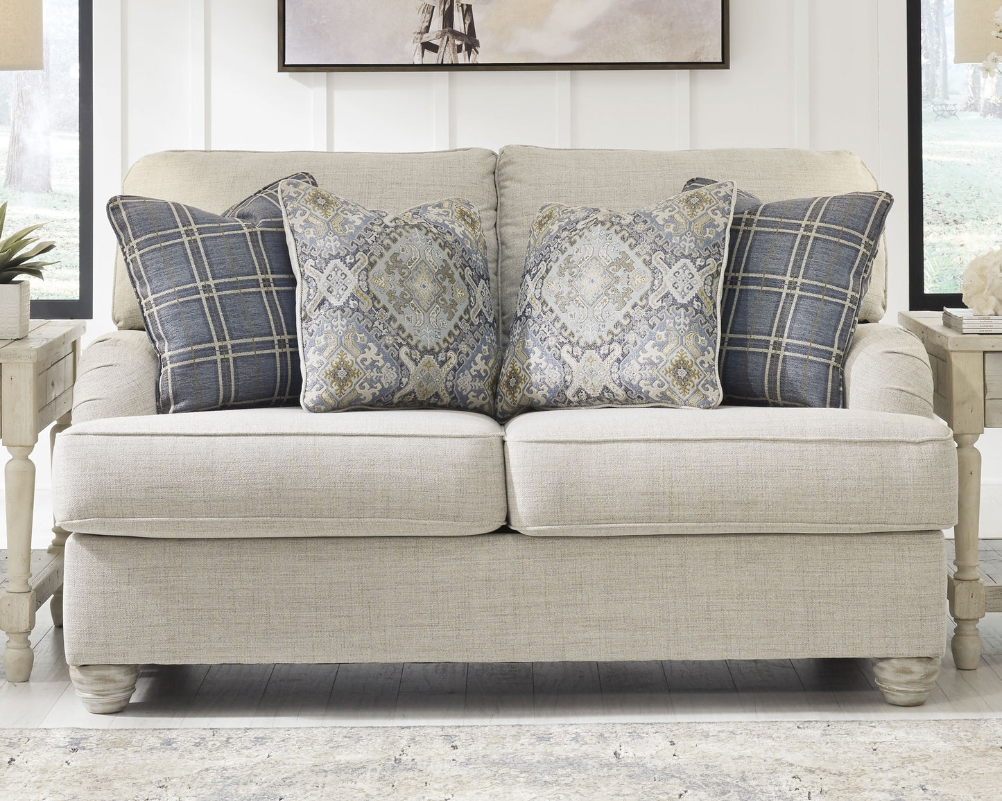 Traemore Sofa, Loveseat, Chair, and Ottoman