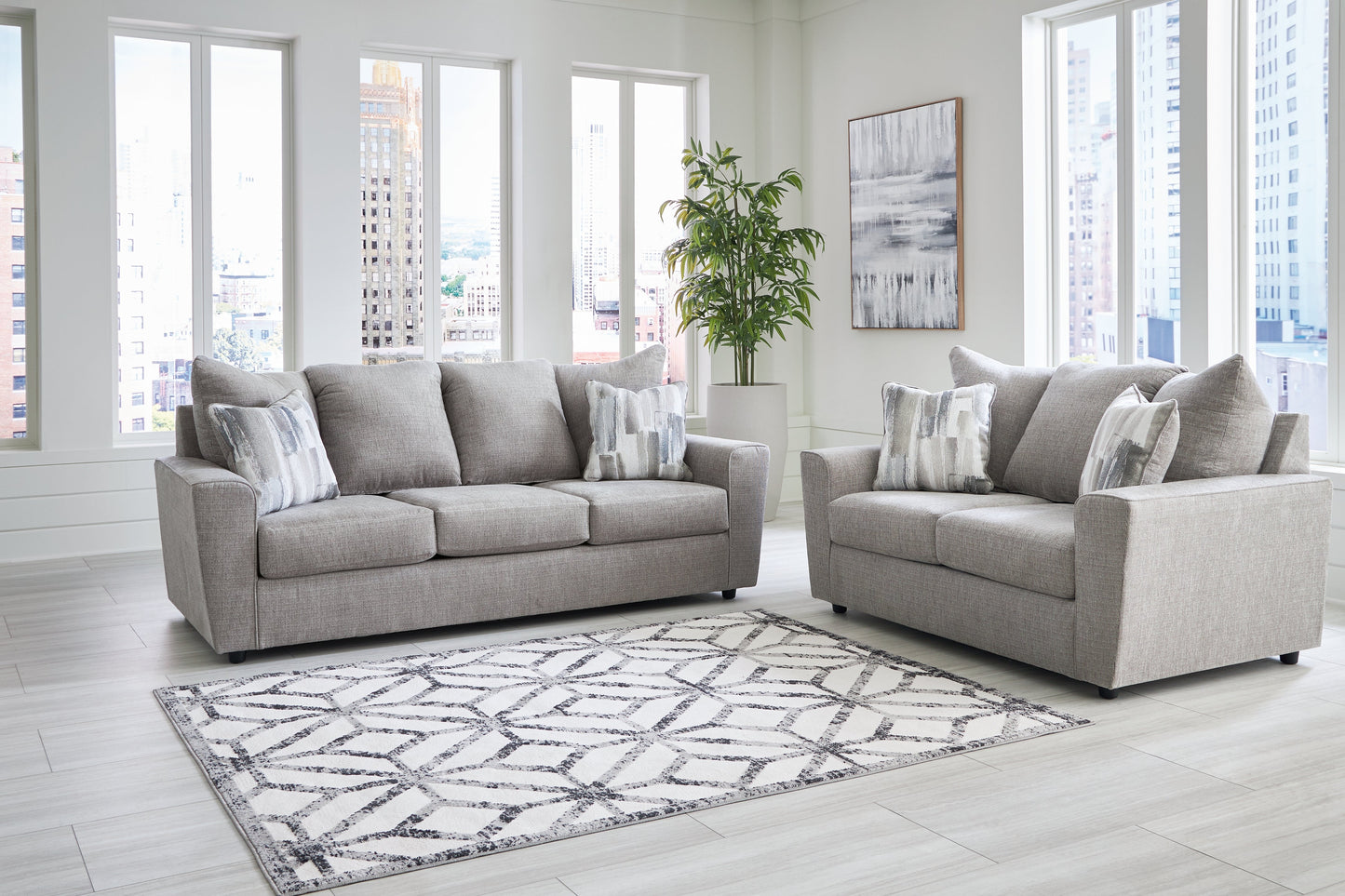 Stairatt Sofa, Loveseat, Chair and Ottoman