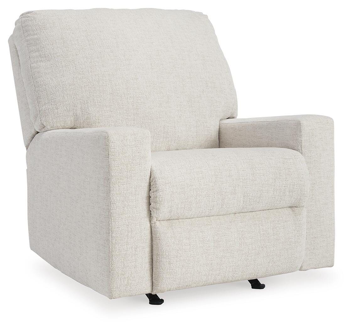 Rannis - Rocker Recliner - Snow - Fabric