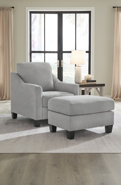 Adlai Chair and Ottoman