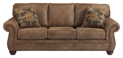 Larkinhurst Sofa and Loveseat with Recliner