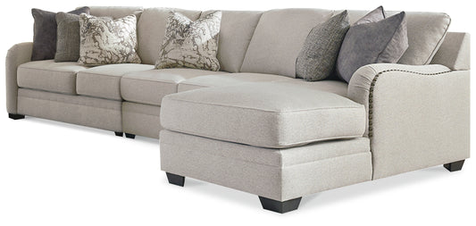 Dellara 3-Piece sectional with Chaise