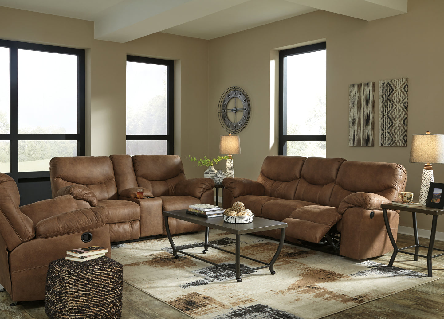 Boxberg Reclining Sofa, Loveseat and Recliner