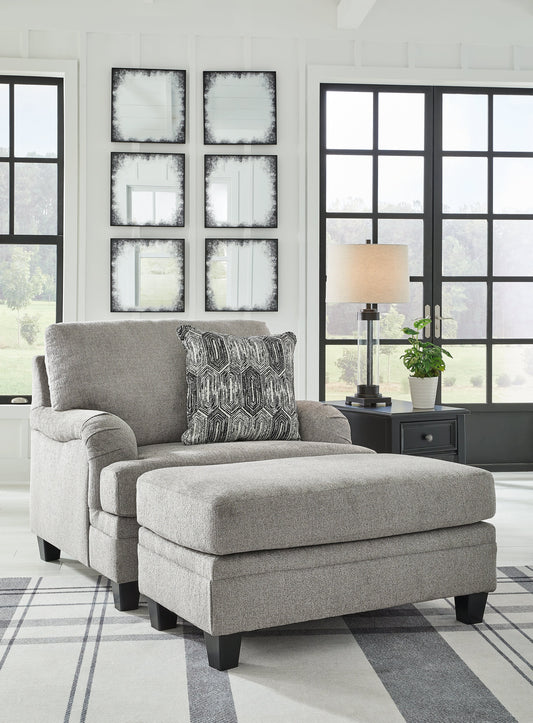 Davinca Oversized Chair and Ottoman
