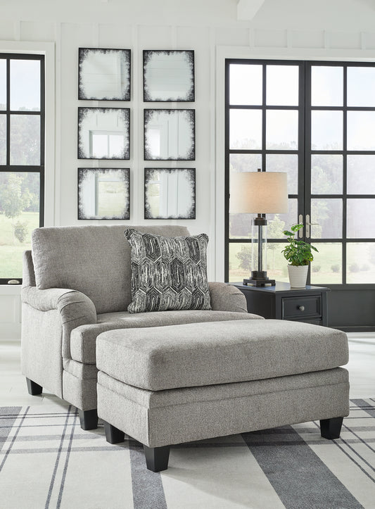 Davinca Sofa, Loveseat, Oversized Chair and Ottoman